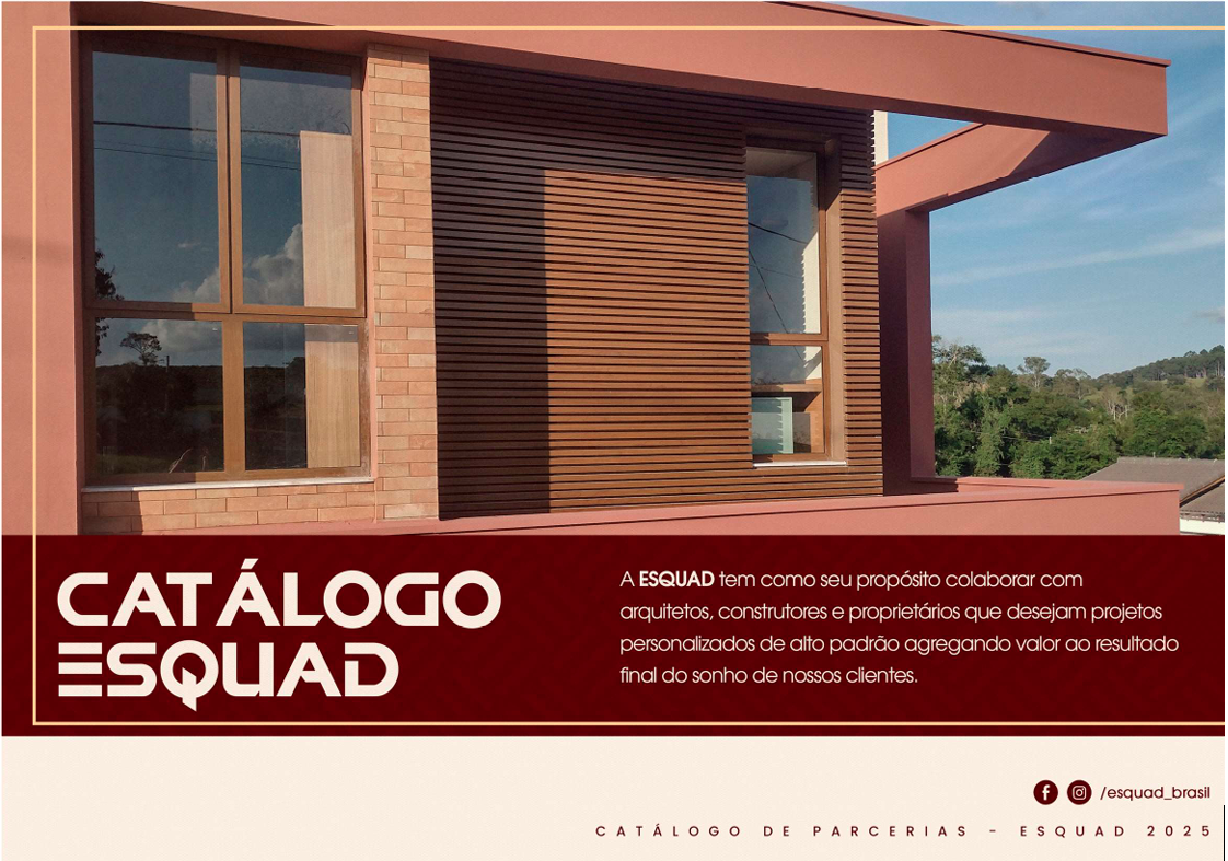 Capa do Catálogo de Esquadrias